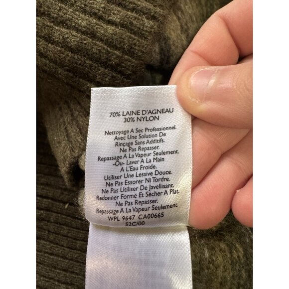 Eddie Bauer Women Size XXL Cardigan Sweater Button Front Wool Blend NWOT VTG - Picture 12 of 16